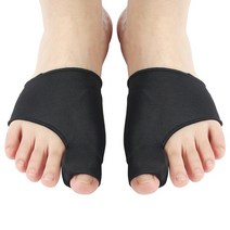 무지외반증 발가락교정기 엄지발가락 소건막류, 1Pairs-B-Black