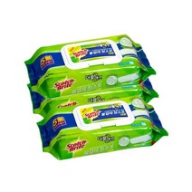3M 더블액션 물걸레 청소포 대형 20매입x3개, 3M 정전기 청소포 표준형 60매입x3개