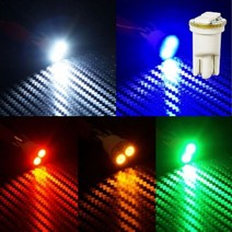 12V 24V 차량용 T10타입 5050 3칩 2발 LED전구 자전거 헤드랜턴 차폭등 안개등 후미등 자동차전, 24V_그린LED