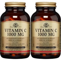 솔가 비타민 C 1000mg 베지터블 캡슐, 100개입, 2개