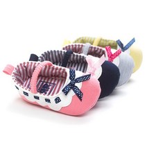 러블리 리본 도트 보행기화 첫걸음마 신생아 출산 선