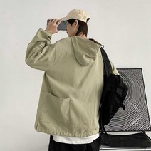 나미나라 남녀 조깅러닝 쇼핑몰 간절기 여자 커플 남자점퍼 룩여행 바람 후드