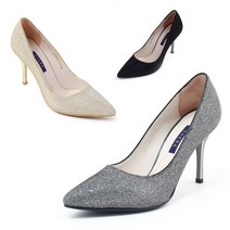[AK PLAZA] [세라] SAERA S20P022 실버 골드 흑 여성 펌프스 9CM