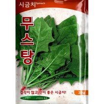 (씨앗) 무스탕시금치 - 결각이 많은 맛있는 시금치 씨앗 종자 - 소포장 텃밭용 - 30g
