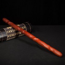 칼리 아르니스 호신술 스틱 쌍절곤 호신 공후 원목 자동차 탑재 우슈 장비 용품 치킨 윙 우드 숏, [01] Safflower pear