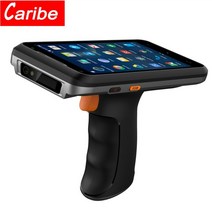 CARIBE PL-55L 핸들 PDA 안드로이드 8.1 바코드 스캐너 1D 레이저 2D QR 코드 휴대용 데이터 수집기 장치 그립, 다른, 1D NFC