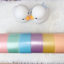 QDY 대왕 펄 끈끈이 볼 테이프 공 만들기 장난감 집콕 말랑이 8cm 반짝이 찐득볼 만들기, 12롤, 혼합색상