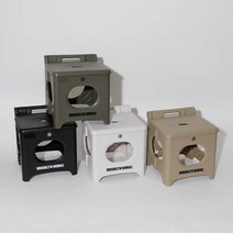 브루클린웍스 미니 큐브 폴딩체어998189 e3, stool 2p set Tan