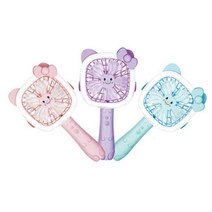 고양이 LED 휴대용선풍기 FAN-102, 민트
