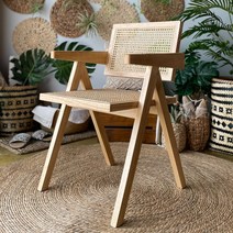 까미노디자인 라탄 식탁 의자 암체어 까페 커피숍 인테리어