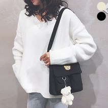 0 velys 곰돌이 미니 캔버스 크로스백 BAG1247