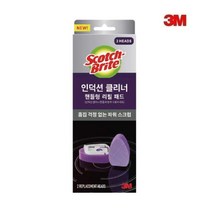 3M 스카치 브라이트 인덕션 하이라이트 전용 클리너 인덕션 청소 솔, 2. 인덕션 전용 클리너 핸들형 헤드 패드 리필 2개, 1개