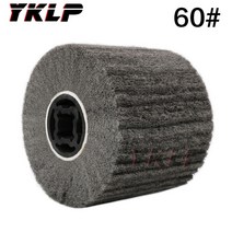 가성비 좋은 부직포 나일론 연마 플랩 휠 브러시 와이어 드로잉 버니싱 드럼 휠 스테인레스 스틸 120x20x1, 03 60Grit