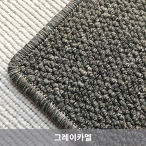사계절 베이직 솔리드 극세사 러그 카페트