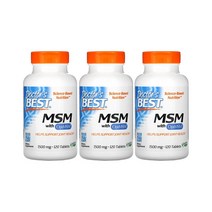 [3통] 닥터스 베스트 옵티 엠에스엠 Opti MSM 식이유황 1500mg 120정
