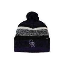 39;47 남성용 39;47 Black Colorado Rockies Northward 커프드 니트 모자 with Pom