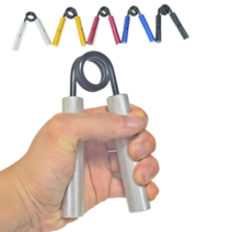 경찰소방 손압력기 레인보우악력기 체리 퍼플 블루 오렌지 실버, 150lb