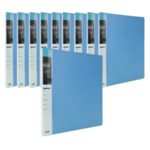 오렌지오피스 내부 포켓 레버 화일 PP A4, 스카이, 50개