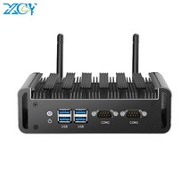 XCY-팬리스 미니 PC 인텔 코어 i3 4010U i5 4200U i7 4500U 2x RS232 GbE LAN HDMI VGA 4x USB 포트 지원 WiFi Windows, CHINA, 8G RAM 512G SSD WiFi, Intel Core i5-5200U