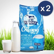 [데본데일] 호주 풀크림 밀크 파우더 분유 1kg x2개
