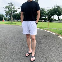 사나우 데일리 특양면 밴딩 팬츠