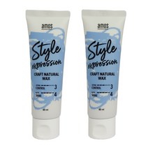 아모스 스타일 익스프레션 크래프트 내추럴 왁스 2개, 단품