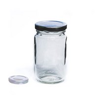 국산 투명한 유리밀폐용기 모음 공병 다용도병, 200ml 화이트