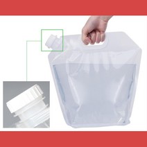감성캠핑 차박 휴대용 접이식 5리터 물통 약수담기 야영장 워터탱크 피크닉