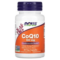 나우푸드 Now Foods CoQ10 100mg 베지 캡슐 30정100955, 240 개선택 용량이 사진보다 우선입니다