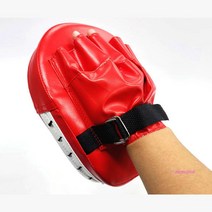 MMS_복싱글러브 미트 권투주먹단련발차기 암킥연습 킥복싱 스파링 매트 펀치_mms, MMS_런웨이브 복싱미트1P(레드)