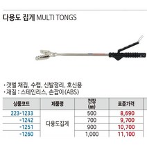 든든스토어 악어 다용도집게 50cm 다용도 악어집게 신발집게 만능집게 구두정리 해루질 장비, 1개