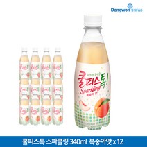 동원에프엔비 마시는 유산균 쿨피스톡 복숭아맛, 340ml, 12개