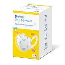애니가드 입체형 어린이 마스크(고래)60매(30매X2개입), 입체형 어린이 마스크 60매