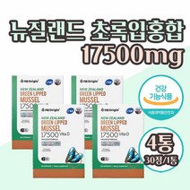 뉴질랜드 초록홍합오일 식약처 인정 초록입홍합 초록잎홍합 오일 캡슐 17500mg 고함량 초임계 동결건조 녹색홍합 효능 식물성캡슐 비타민D 건강기능식품 관절 뼈건강, 4.달분 사은품알약케이스
