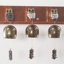 전통찻집 커피숍 엔틱 자석 현관문 종 선물 현관종 데코소품 도어벨 종장식, 선택_B - 화이트 + 핑크