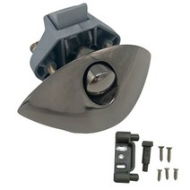 캠핑카제작 래치버튼 캠핑카제작부품 캠핑카인테리어 외장부품 캠핑카가구부품 DIY 만들기 직경 20mm 캠핑카 반달 푸시 잠금 rv 캐러밴 보트 서랍 래치 버튼 잠금 가구 하드웨어, q