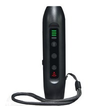 초음파 해충 벌레 모기 퇴치기 개 퇴치제 구충제 껍질 억제 전자 훈련 장치 USB 충전 손전등 LED, 02 N10 Black Color