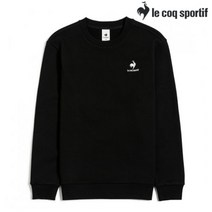 르꼬끄 레귤러핏 베이직 맨투맨 QN123TFS11 BLK