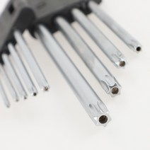 별 L 양쪽 렌치 볼헤드 9종 세트 대형 별각렌치 별드라이버세트