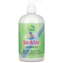 Rainbow Research Baby Oh Baby 허브 바디 로션 무향 16fl oz