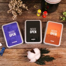 갓샵 INSIDE OPEN 아이스브레이킹 질문카드 게임, 60장, 디자인편