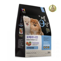 라이브잇 목우촌 전연령용 오리 펫9단 포메라이안 전용사료, 13개, 1.8kg