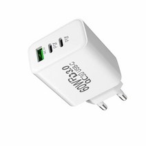 60W 초고속 벽 충전기 삼성 호환 Usb 타입 C PD 전원 어댑터 갤럭시 S22 울트라 + FE 5G A52 탭 S8 USB, 01 EU Plug