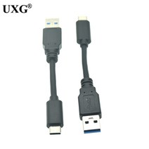 10cm USB 유형 C 짧은 케이블 삼성 호환 갤럭시 호환 S9 참고 8 9 3.0 유형-C 2.4A 고속 충전 데이터 Huawe, 06 8M