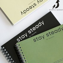 스테이 스터디플래너 학생 수험생 선물 일정 관리 가계부 플래너 (6개월), 블랙