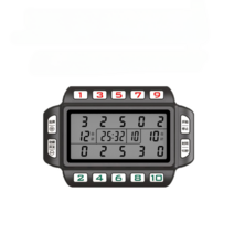 다기능 게이트볼시계 심판 득점기 타이머, 검은색