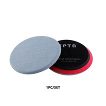 SPTA폴리셔 SPTA 데님 오렌지 필 제거 폴리싱 패드 샌딩 125mm 백킹 플레이트 폴리셔 단일 5 인치, 4.1 Pc HeavyCut - 5 Inch 125mm