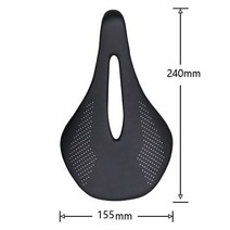 자전거안장 쿠션 실내 커버 카본 보조의자 6g 초경량 풀 카본 안장 MT/로드 바이크 가죽 쿠션 240*143, 01 3155E