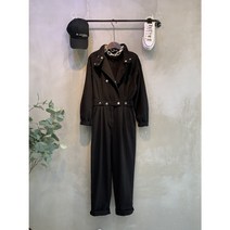 (당일발송)피니시 비비드 더블버튼 점프수트 3color