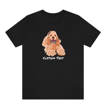 주문제작 코카스파니엘 반팔티셔츠 Cocker Spaniel 강아지 반려견 감동선물